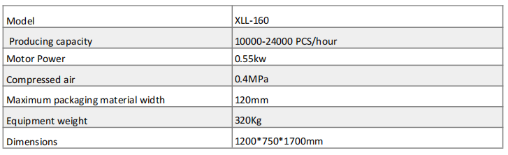 XLL-160 参数