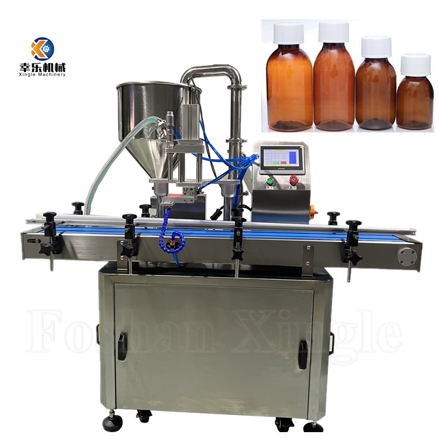 Высокоскоростная одноголовочная машина для наполнения шестеренчатым сервоприводом