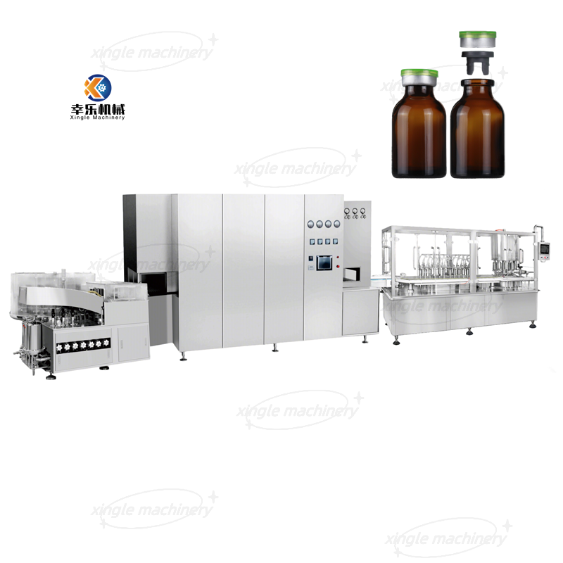Высокоскоростная производственная линия для пероральной жидкости с высокой дозой, машина для наполнения флаконов 